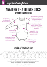 Lounge Dress | Relaxed Fit Dress PDF Sewing Pattern